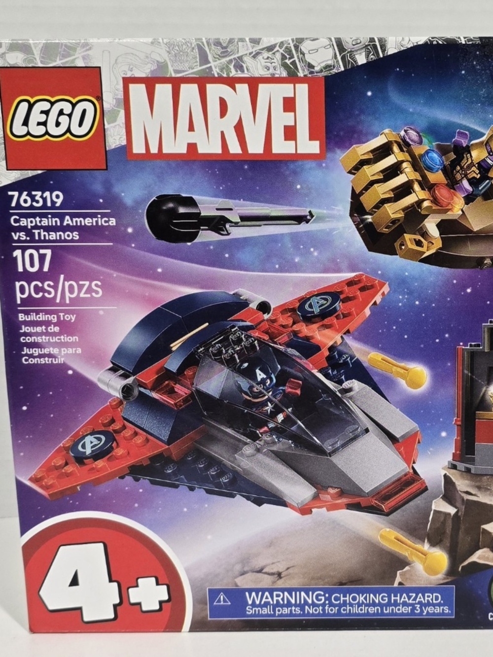 LEGO MARVEL "LEGO Captain America vs Thanos" 76319 UNOPENED